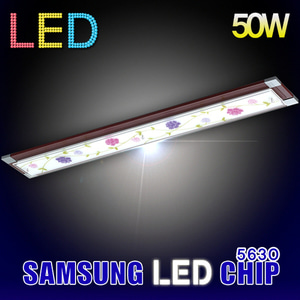 [삼성5630] LED 하이그로시 레드 꽃줄기 큰주방2등_50W[DC150V]