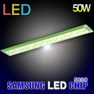 [삼성5630] LED 하이그로시 연두 포인트써클 큰주방2등_50W[DC150V]